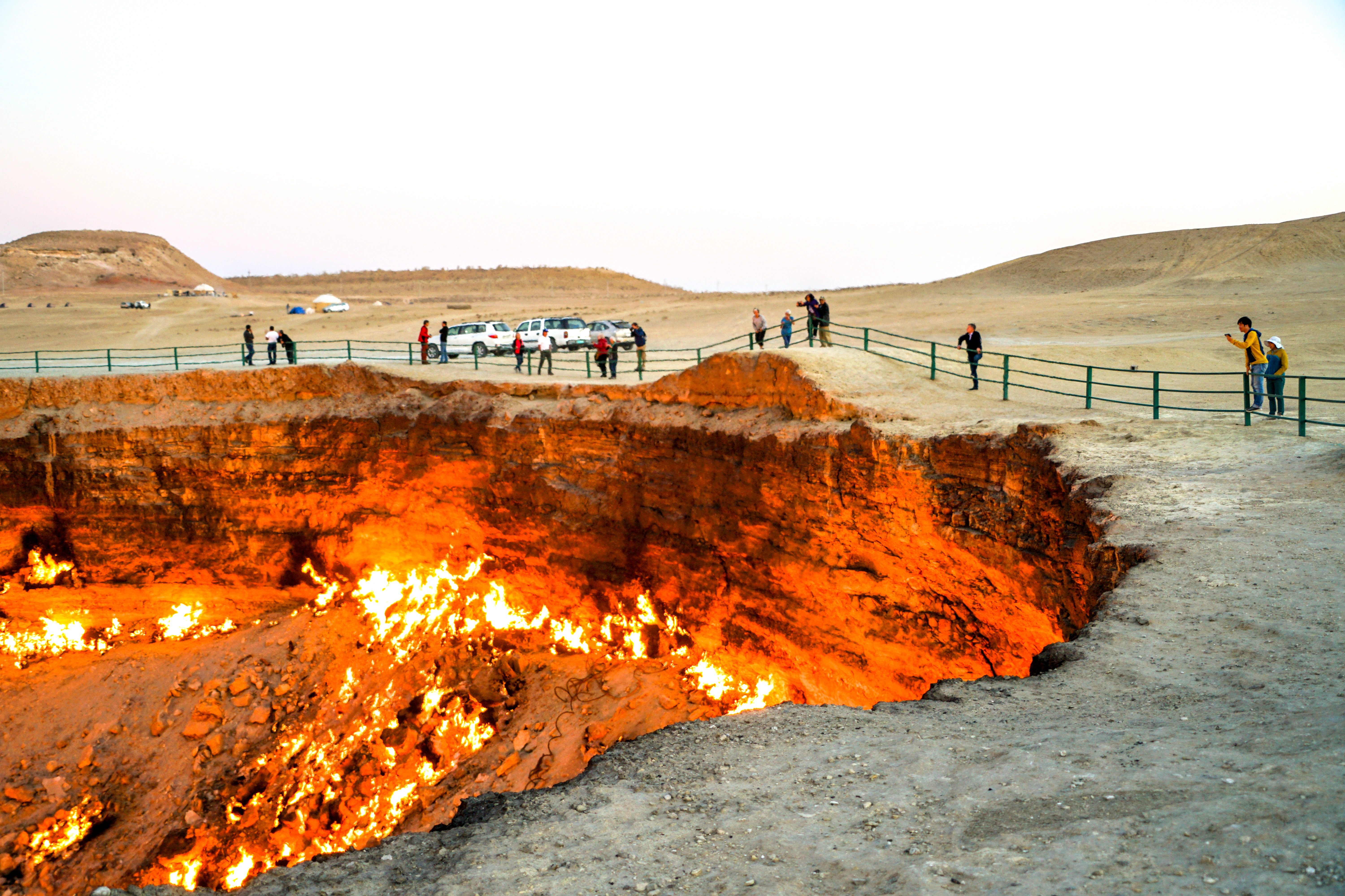 Darvaza Gas Crater in Turkmenistan