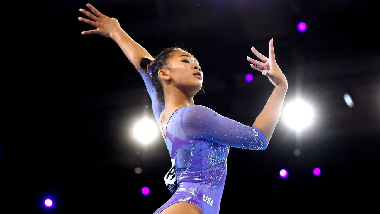 Sunisa Lee qualified for the U.S. Olympic gymnastics team just behind Simone Biles 