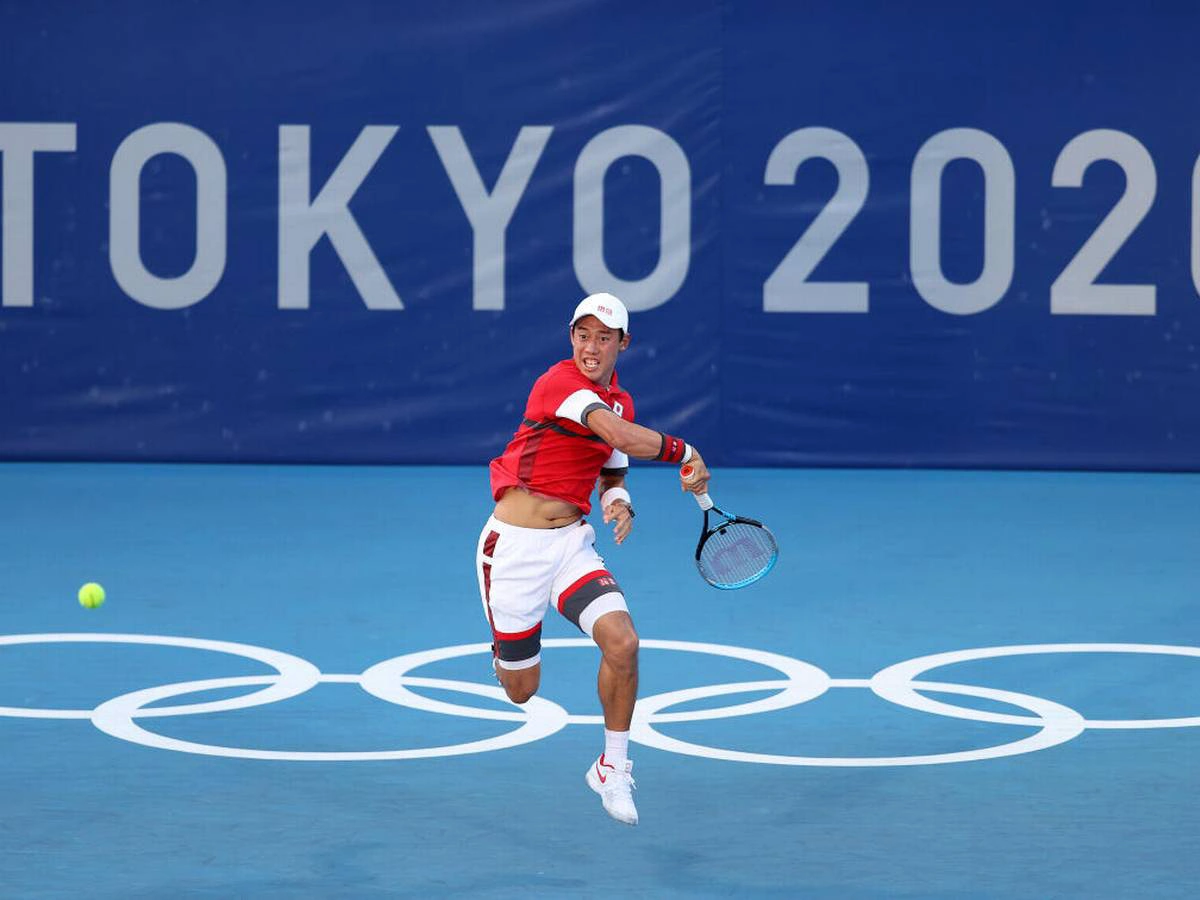 Kei Nishikori at the 2020 Tokyo Olympics