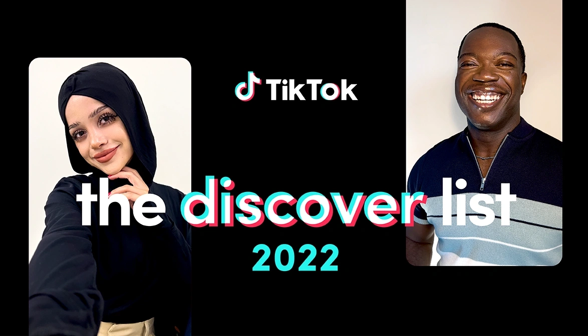 Banner image of TikTok's 2022 Discover List